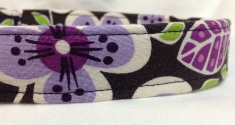 Mariage - Purple Dog Collar Wedding Girl Boy Petunia Flowers by Pinkys Pet Gear