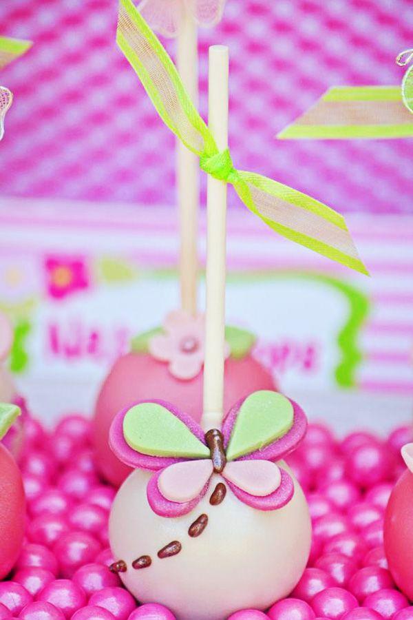 Wedding - Bright Pink & Green Butterfly Party Ideas