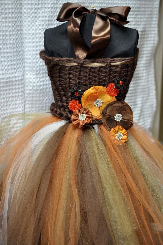 Свадьба - Fall Flower Girl Dress Special Occasion Dress Pageant Dress