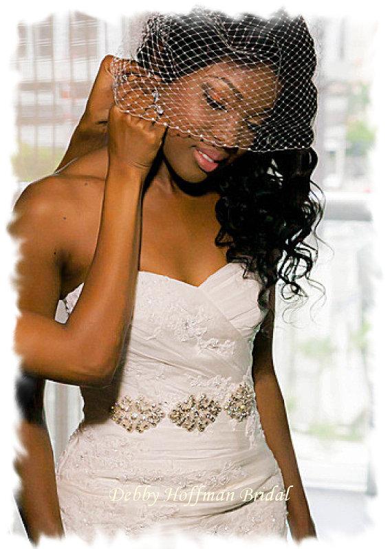 Mariage - Silver Beaded Rhinestone Crystal Bridal Sash, 9 inch Crystal Wedding Belt. Jeweled Wedding Dress Sash, No. 1171S3, Wedding Belt, Bridal Sash