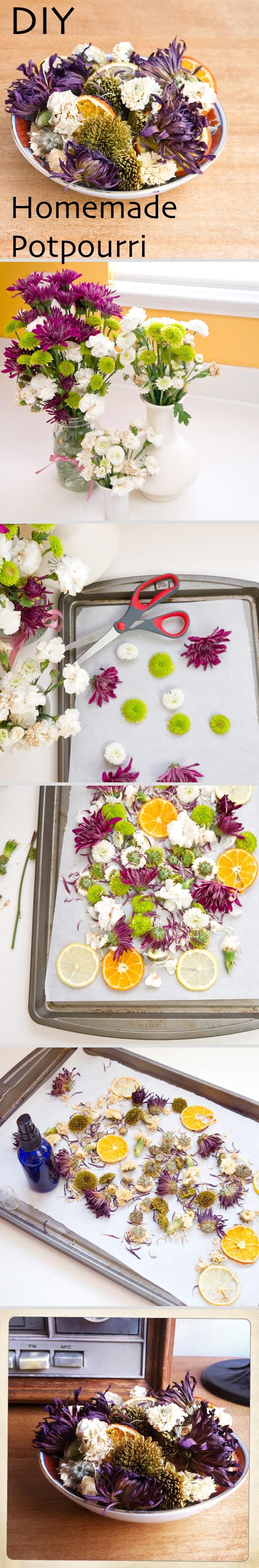 Hochzeit - Don't Toss Those Flowers! How To Make Homemade Potpourri