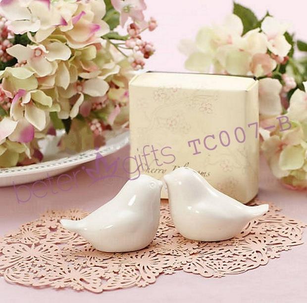 Hochzeit - Free Shipping Cherry Blossom birds salt and pepper shakers Wedding Favors TC007 from Reliable graduation gifts flowers suppliers on Shanghai Beter Gifts Co., Ltd. 