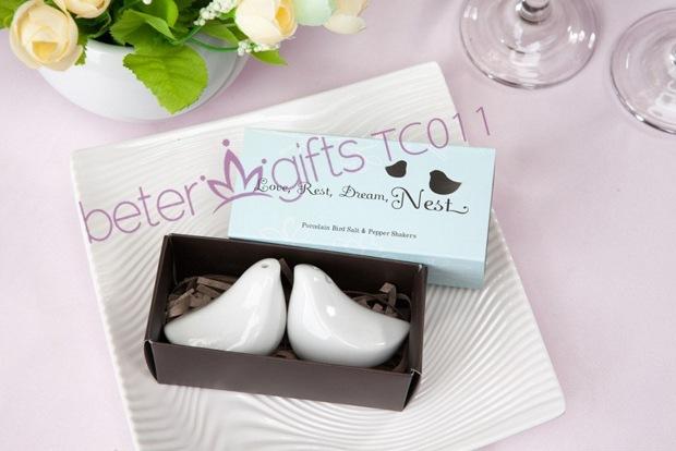 Mariage - Love Birds Salt and Pepper Shakers Wedding Gifts TC011