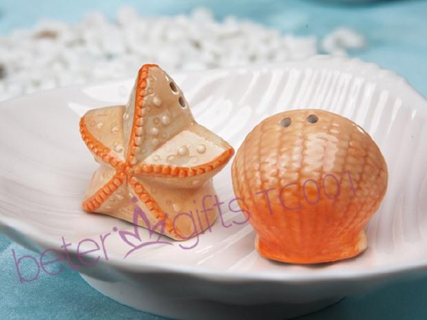 Hochzeit - Wedding Souvenirs 200box Seashell and Starfish Salt and Pepper Shakers TC001 from Reliable souvenir companies suppliers on Shanghai Beter Gifts Co., Ltd. 