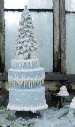 Hochzeit - Icy Blue Winter Wedding Inspiration