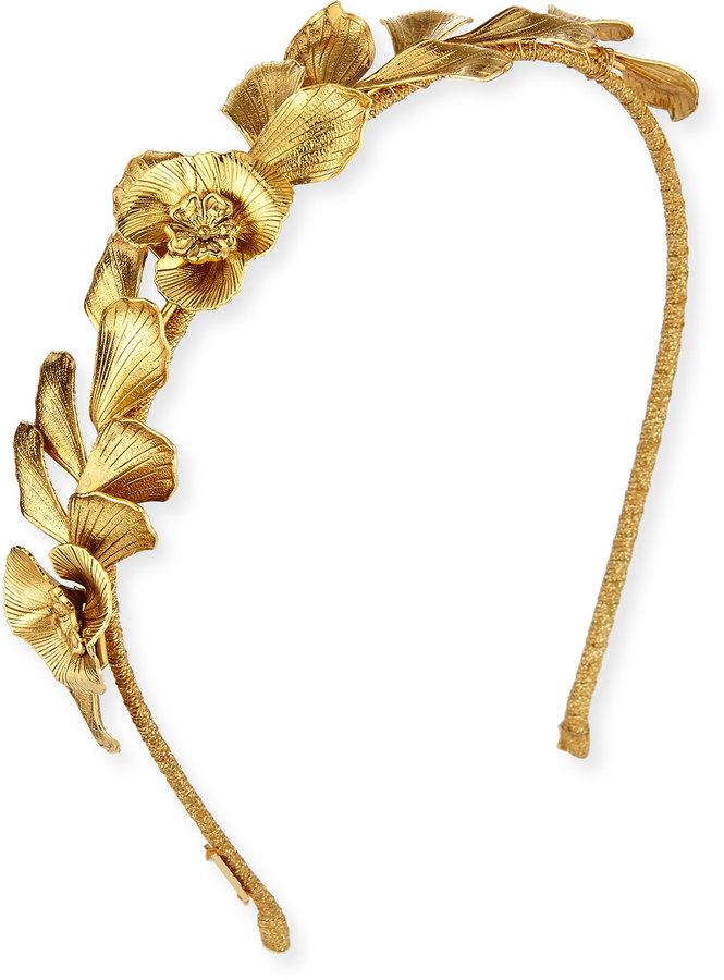 زفاف - Jennifer Behr Flower Petal Metal Headband