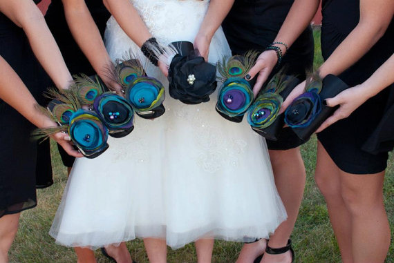 زفاف - Wedding Party - Bridesmaid - Bridesmaid Gift Idea - Bridal Accessories - Bridal Clutch - Custom clutches to match your wedding colors