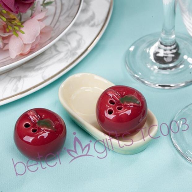 Wedding - Aliexpress Baby showers wholesale TC003 Apple of My Eye Ceramic Salt and Pepper Shakers Wedding Favor from Reliable baby shower party favor suppliers on Shanghai Beter Gifts Co., Ltd. 