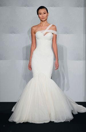 Свадьба - One Shoulder Strap Wedding Dress Inspiration