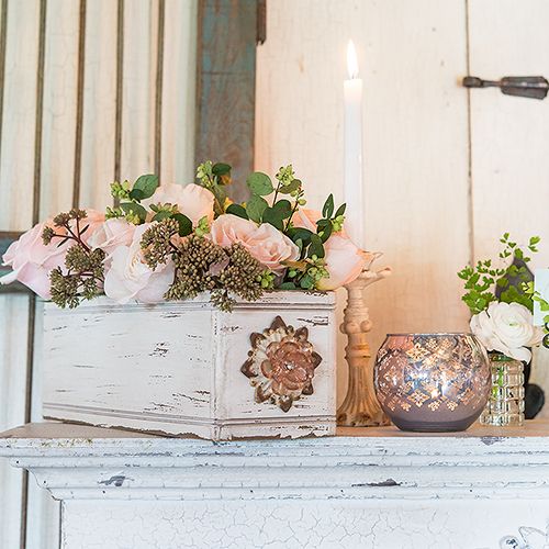 زفاف - Vintage Inspired Ornate Box With Decorative Pull