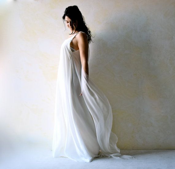 Wedding - Ethereal Wedding Dress, Tunic Wedding Dress, Grecian Wedding Dress, Medieval Wedding Dress, Elf Wedding Dress, Beach Wedding, Boho Dress