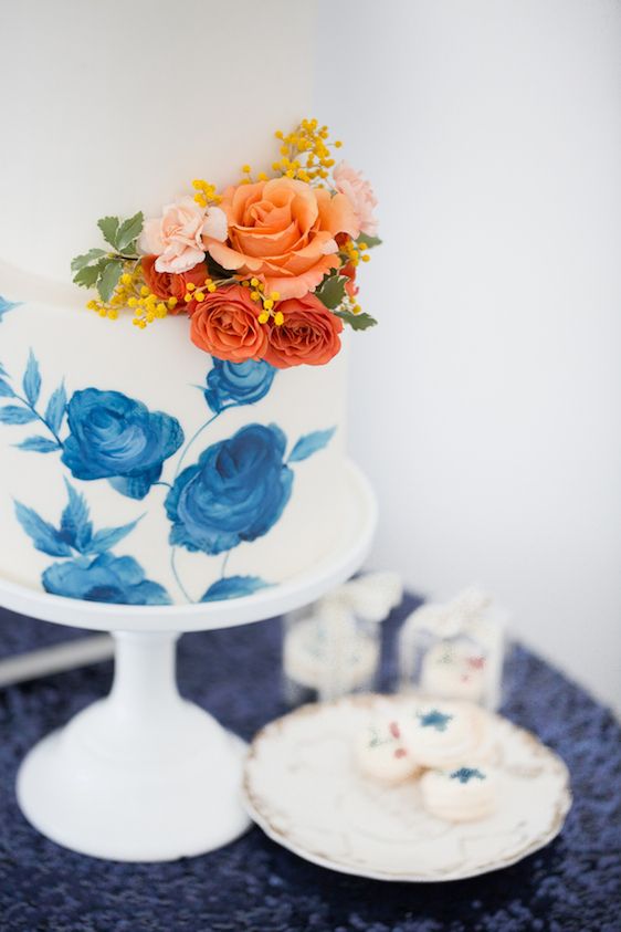 Mariage - Modern   Preppy Wedding With Navy Blue And Tangerine