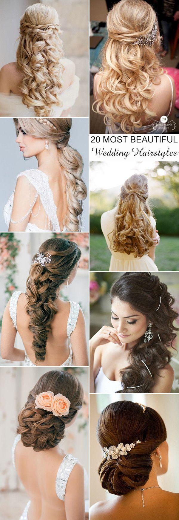 Hochzeit - 20 Most Elegant And Beautiful Wedding Hairstyles
