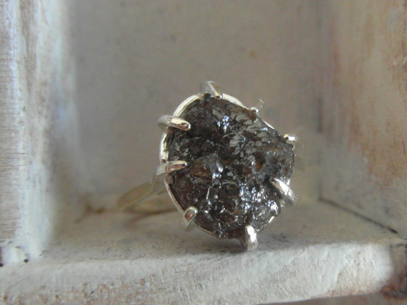 زفاف - 4 plus carats Raw Rough Natural uncut Diamond specimen - Promise -one of a kind- Engagement ring-april birthstone