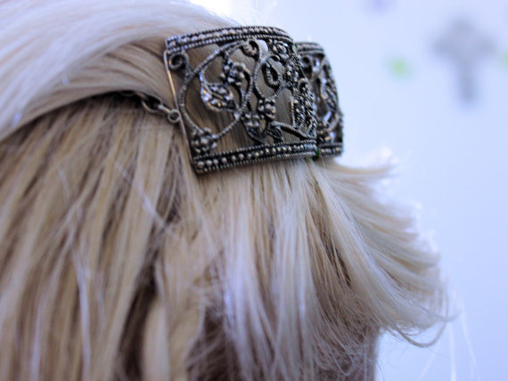 Hochzeit - Crown Headband Regal Hair Jewelry