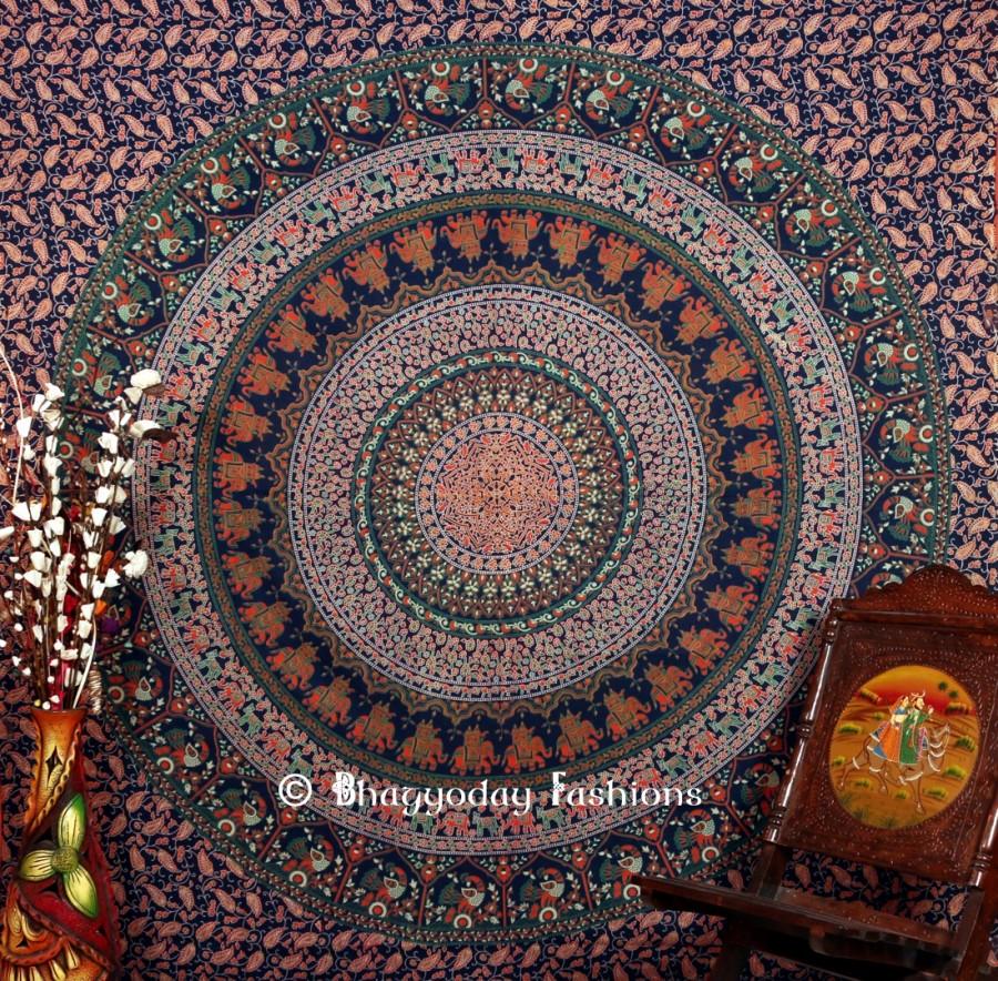 Свадьба - Bohemian Elephant Tapestry Bedding