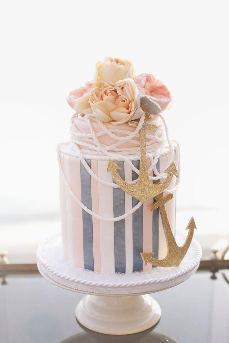 Hochzeit - Nautical Wedding Cake