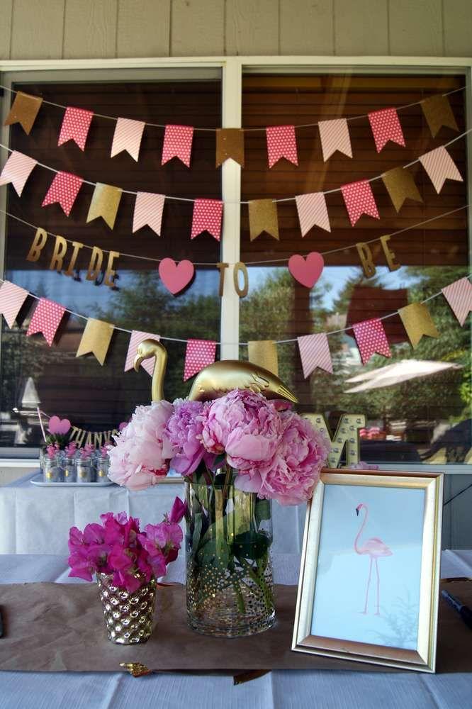 Mariage - Flamingo Bridal/Wedding Shower Party Ideas