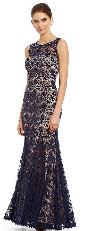 Wedding - Betsy & Adam Illusion Lace Gown