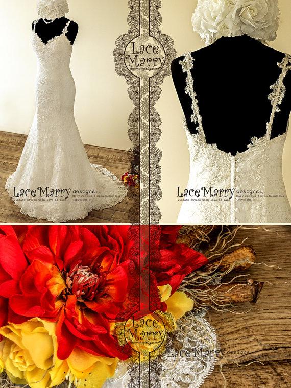 زفاف - Amazing Wedding Dress with Sparkly Beaded Lace and Applique Overlay Featuring  Sweetheart Neckline and Floral Spaghetti Straps