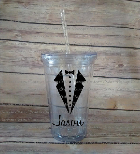 Mariage - Ring Bearer Tumbler, Personalized Ring Bearer Cup, Bridal Party, Acrylic Tumbler, Tumbler, Wedding Party
