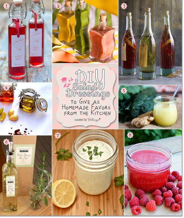 Hochzeit - DIY Salad Dressings: Perfect As Homemade Favors From The Kitchen