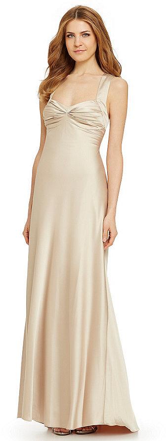 زفاف - Calvin Klein Satin Crossback Gown