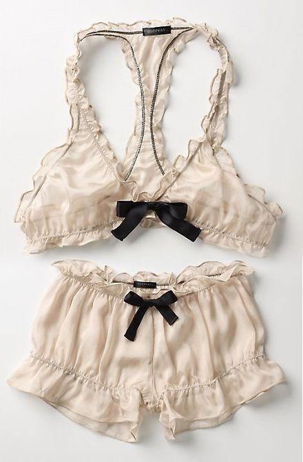 Wedding - POPULAR ON PINTEREST: Vintage-inspired Lingerie With Frills And Bows