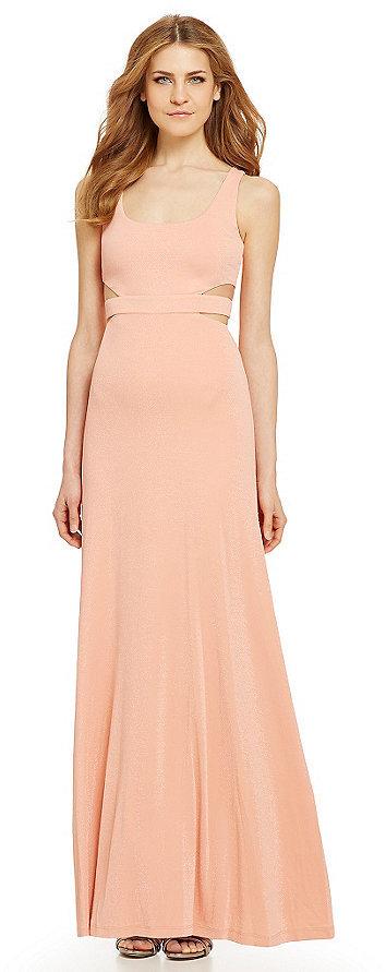 Wedding - Calvin Klein Sleeveless Cutout Gown