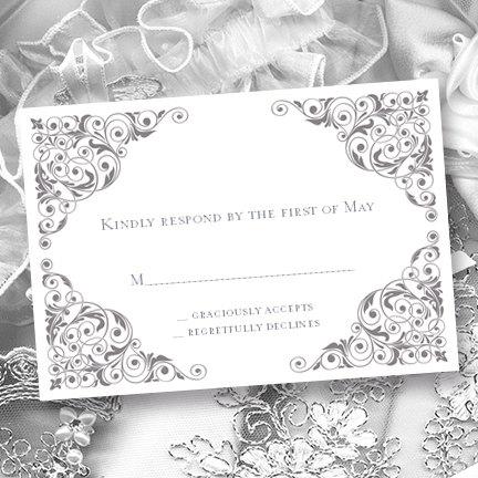 Hochzeit - RSVP Card 