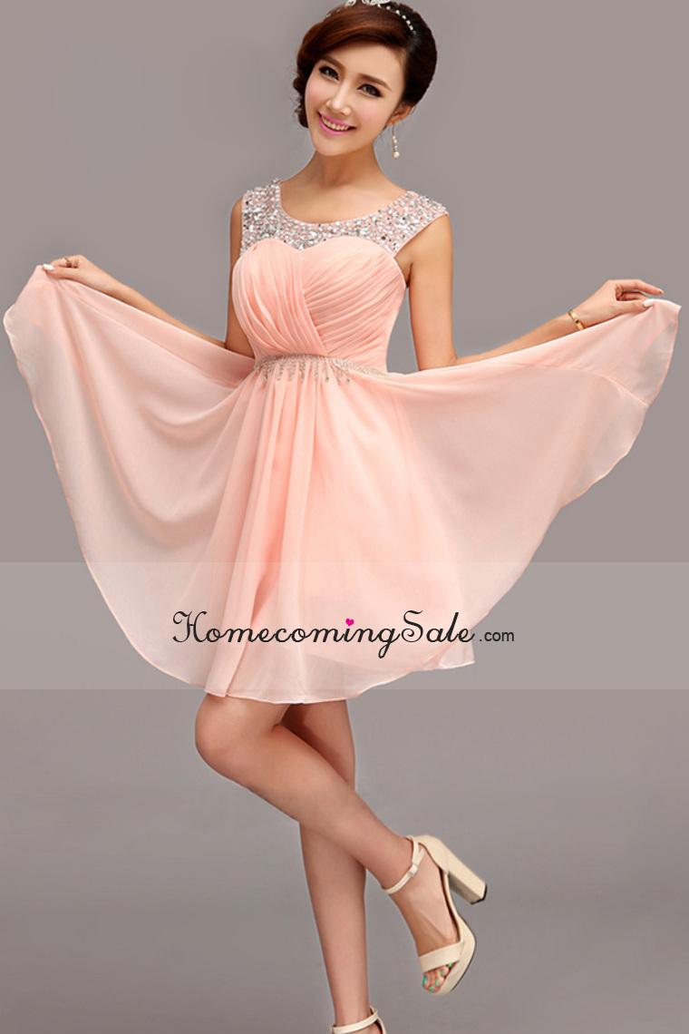 Mariage - A Line Bateau Tulle Zipper Up Back 2015 Homecoming Dresses