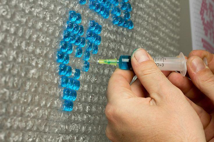 Свадьба - Lovely Typefaces Made From Bubble Wrap And Paper