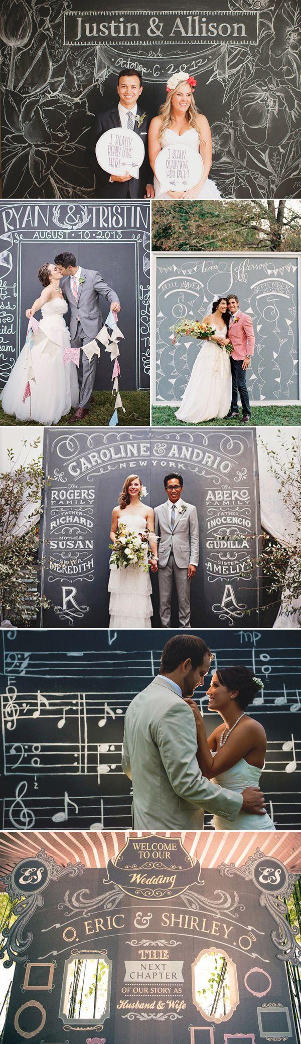 Hochzeit - Oh Snap! 45 Creative Wedding Photo Backdrops
