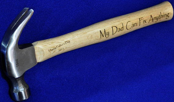 Hochzeit - Dad Gift.  Godfather Gift.  Father Of The Bride.  Gift For Brother.  Groomsmen Gift.  Engraved Hammer.  Grandpa Gift.  Gift For Husband
