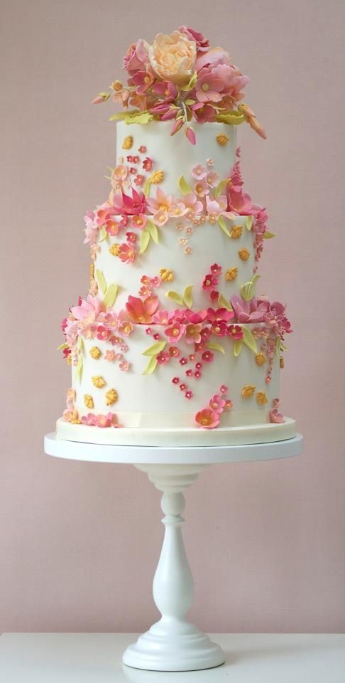 Hochzeit - Pink, Blue Cakes