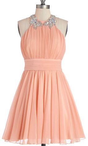 Hochzeit - Peach To Meet You Dress