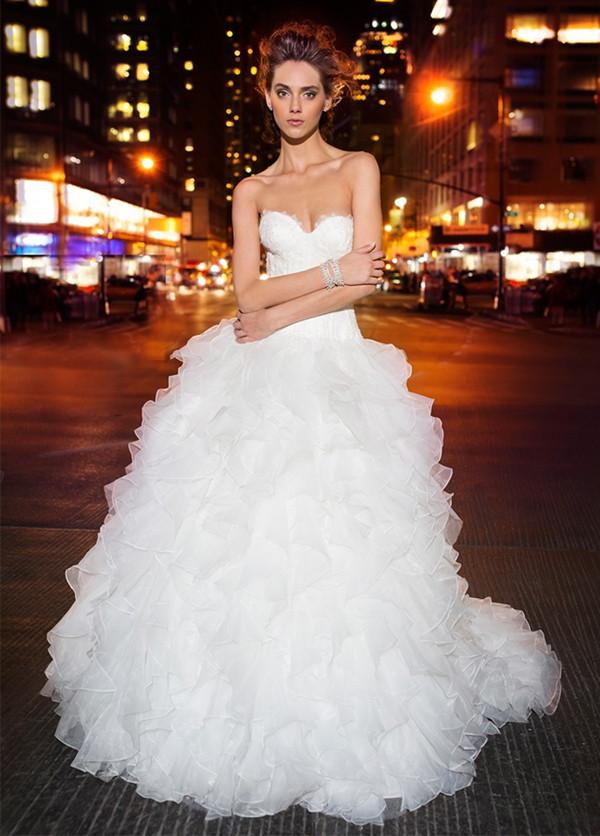 زفاف - Lovelle by Lazaro Spring 2015 Wedding Dresses