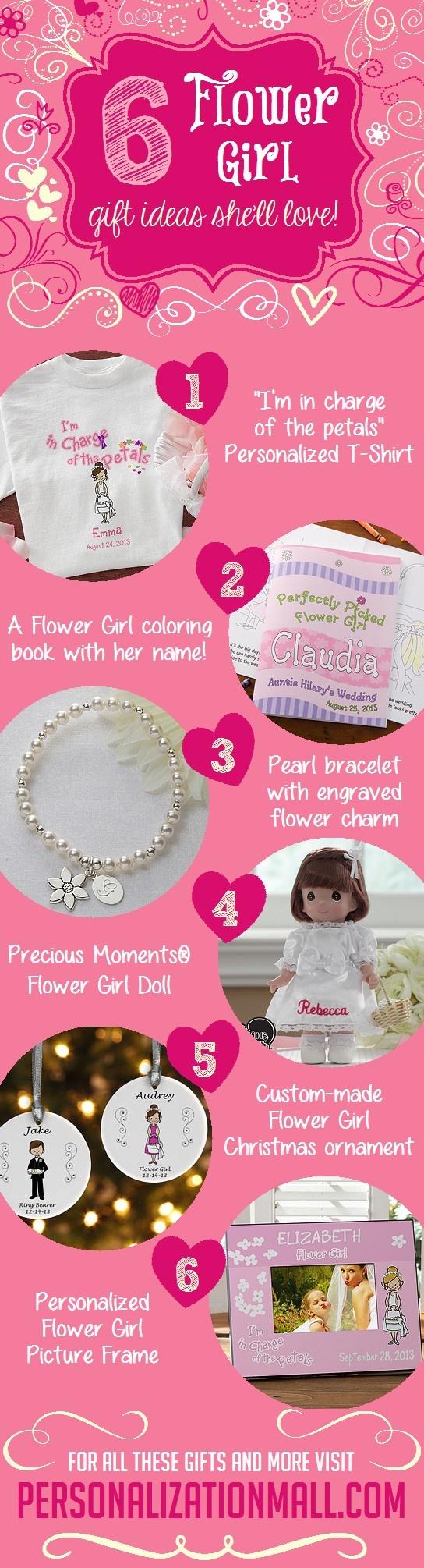 Hochzeit - Flower Girl Gifts 