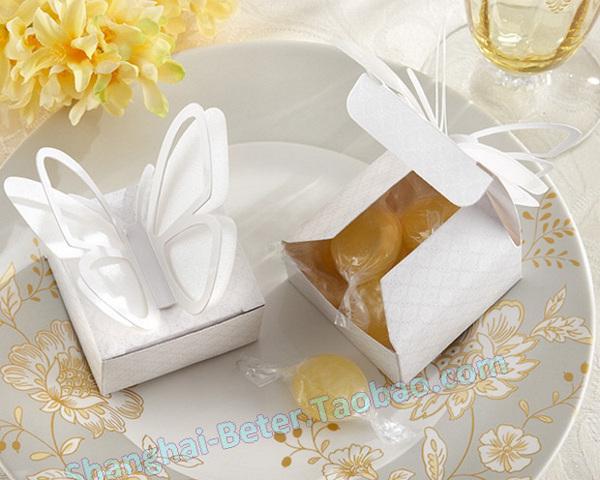 زفاف - 12pcs蝴蝶喜糖盒 創意糖果袋 歐式滿月酒TH037庭園婚禮誕生喬遷