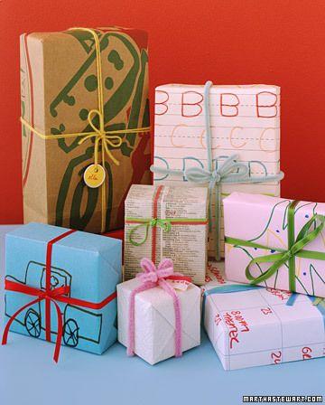 زفاف - Gift-Wrapping Ideas For Kids