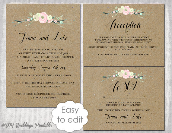 rustic-wedding-invitation-templates-diy-rustic-flowers-printable-wedding-invitation-template