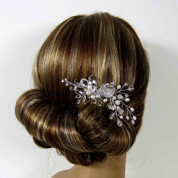 Hochzeit - Crystal Bridal Comb, Sarah Hair Comb, Crystal Bridal hair comb, Wedding hair accessories, Bridal Hair Piece,Crystal Hair piece