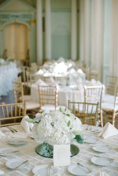 Hochzeit - All-White Biltmore Ballroom Wedding