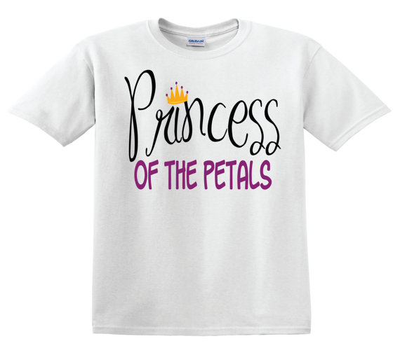 زفاف - Princess of the Petals - Flower Girl shirt