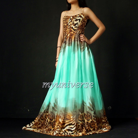 Mariage - Maxi Dress Xmas Dress Bridesmaid Dress Prom Mint Dress Plus Size Evening Dress Gifts Chiffon