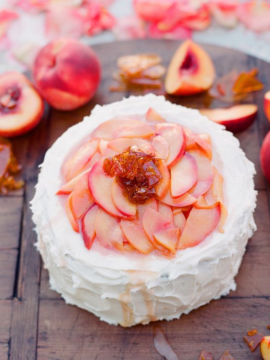 Wedding - Peach Cake…. 