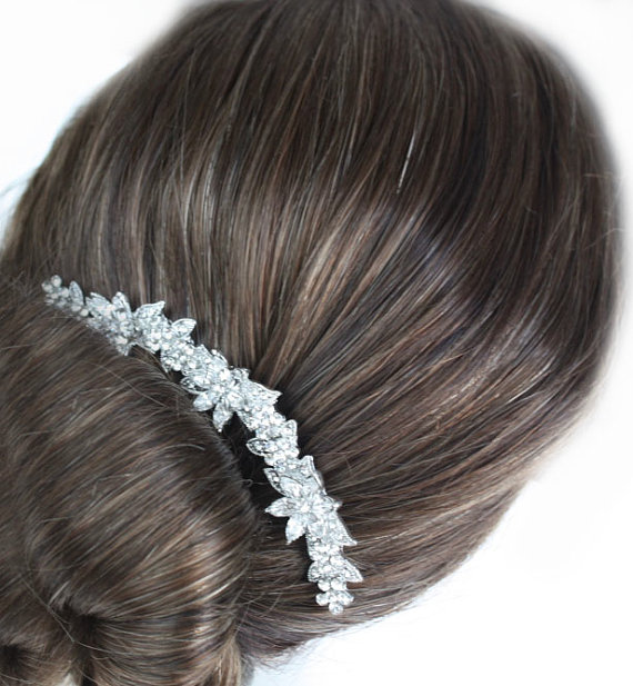Hochzeit - Wedding hair comb, bridal hair accessories, wedding rhinestone hair comb, bridal hair comb crystal ,wedding headpieces,wedding comb,bridal