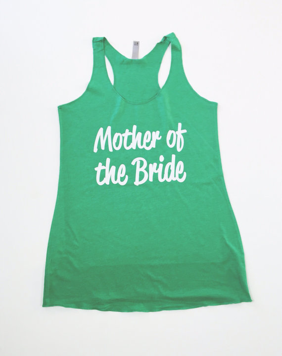 Mariage - Mother of the Bride Tank Top. Bridesmaid Shirts. Flowy Racerback. Bride Shirt. Bridesmaid Tanks. Bride Tank. Bridesmaid Gift.
