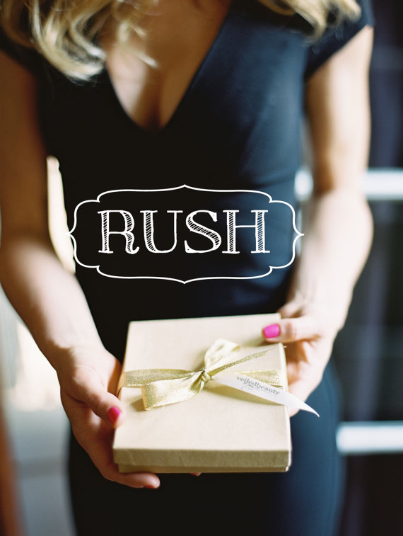 Wedding - RUSH FEE: Domestic Rush Fee (Item Needed Within 6 Weeks or less), International Rush Fee (Item Needed Within 8 Weeks or less)