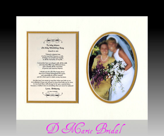 Hochzeit - Mother of the Bride Personalized Wedding  gift Thank you bride groom wedding bridal favor